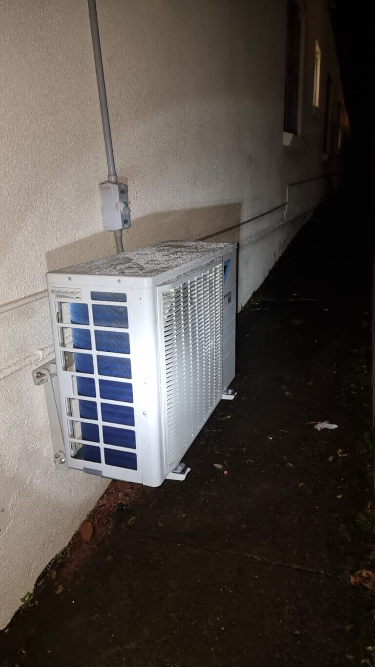 Project Underfloor Daikin ducted system installation at Haberfield ABC Air